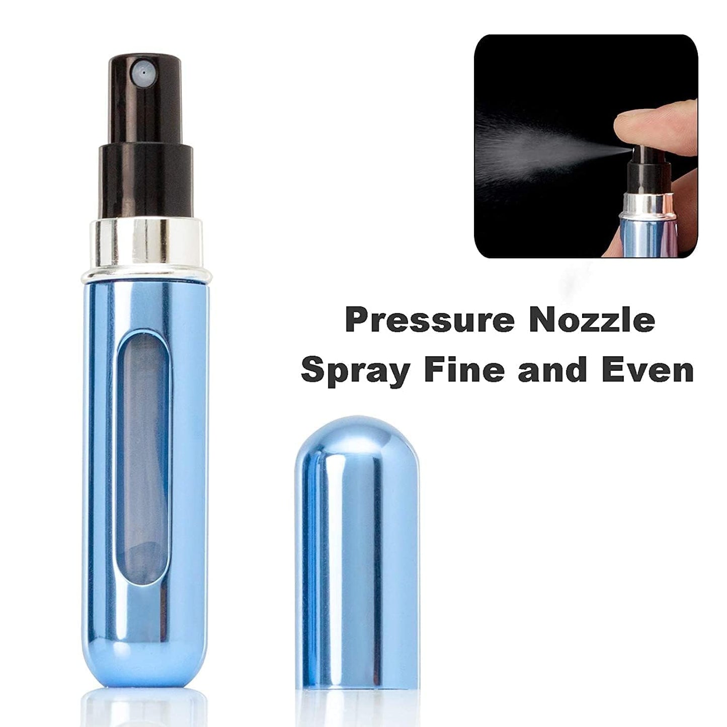FRONTED 4 PCS Refillable Perfume Atomizer Bottle, Portable Travel Mini Spray Bottles, Cologne Dispenser Perfume Bottles, Portable Empty Spray Bottle for Travel Multicolor