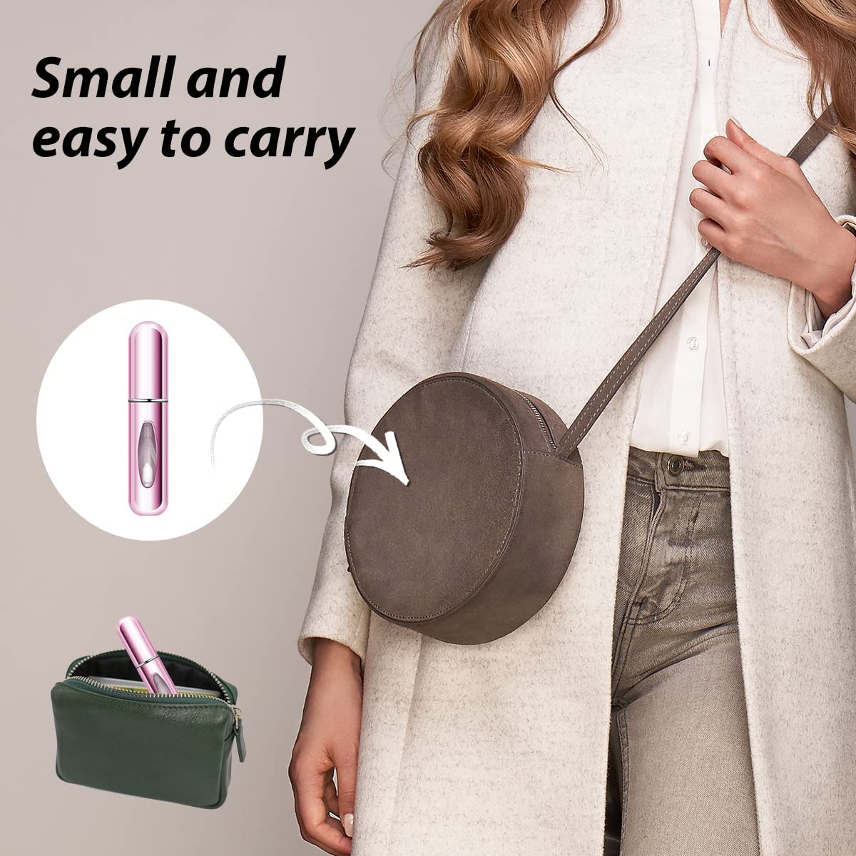 FRONTED 4 PCS Refillable Perfume Atomizer Bottle, Portable Travel Mini Spray Bottles, Cologne Dispenser Perfume Bottles, Portable Empty Spray Bottle for Travel Multicolor