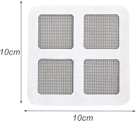 THINKEASY Disposable Shower Cover Hair Catcher Shower Drain Mesh Stickers, Bathroom, Laundry, Bathtub, Kitchen Shower Drain Floor Sink Strainer Filter Mesh (5)