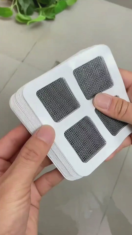 THINKEASY Disposable Shower Cover Hair Catcher Shower Drain Mesh Stickers, Bathroom, Laundry, Bathtub, Kitchen Shower Drain Floor Sink Strainer Filter Mesh (5)